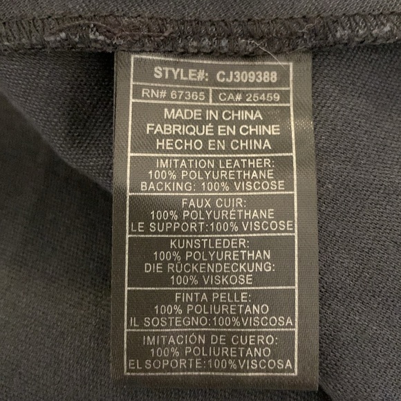 Cupcakes and Cashmere Cannes faux Leather Pleated Skirt, EUC - Picture 7 of 10